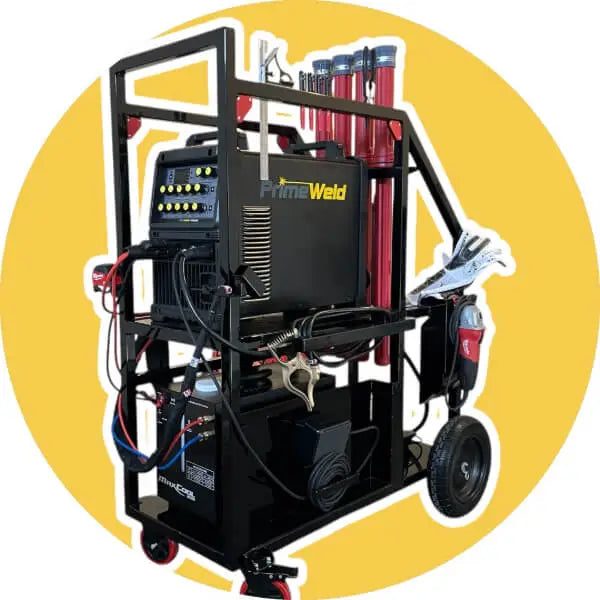 Hogue Welding Front Right View - Heavy Duty Welding Cart