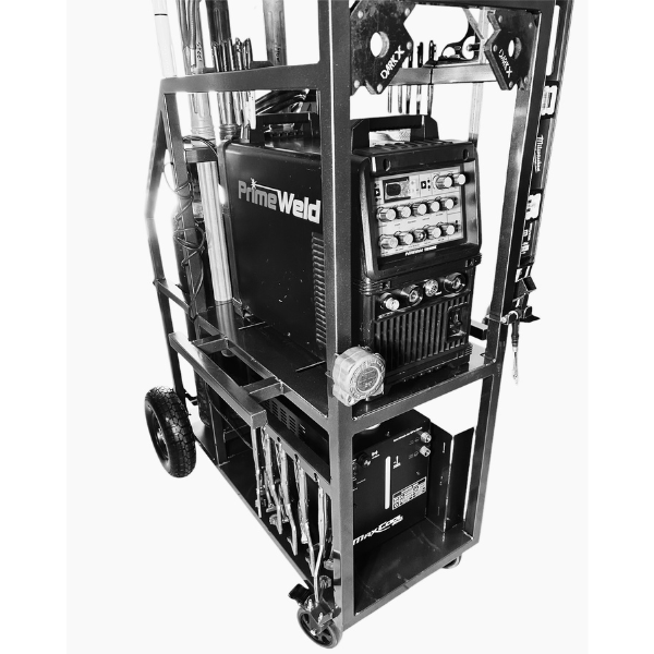 Loaded Hogue Welding Cart Front Left
