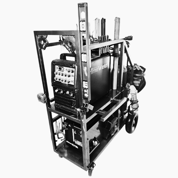 Loaded Hogue Welding Cart Front Right